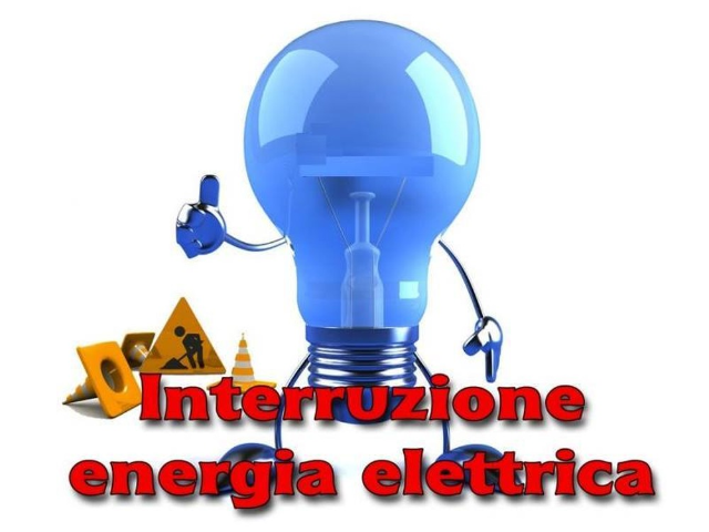 AVVISO DI INTERRUZIONE DELL'ENERGIA ELETTRICA